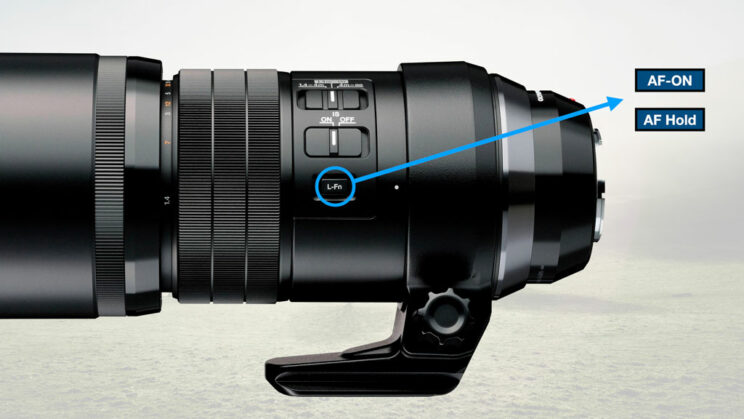 graphic showing how I customised the button of the 300mm Pro