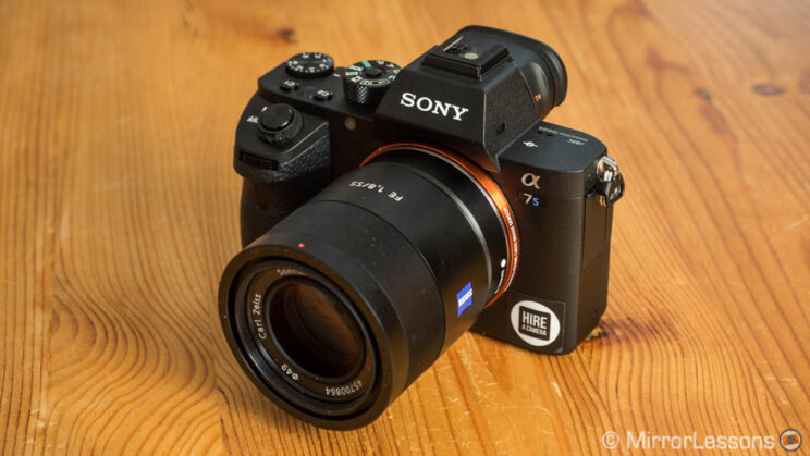 Sony A7S II with 55mm F1.8 attached