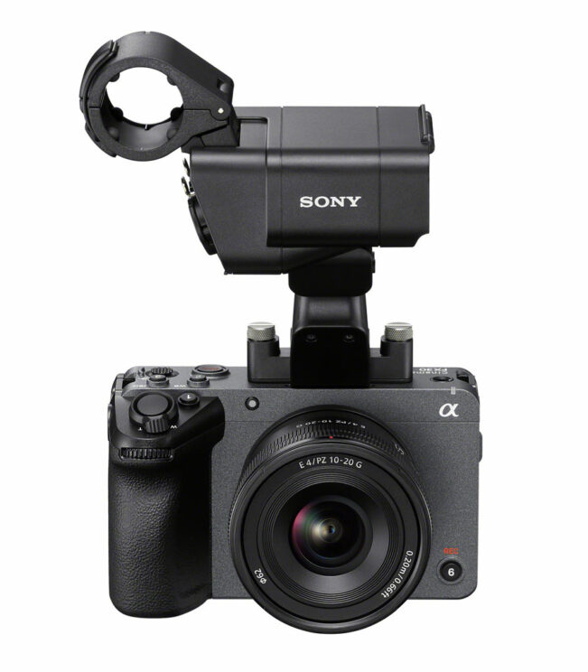 Sony FX30 with handle/XLR adapter
